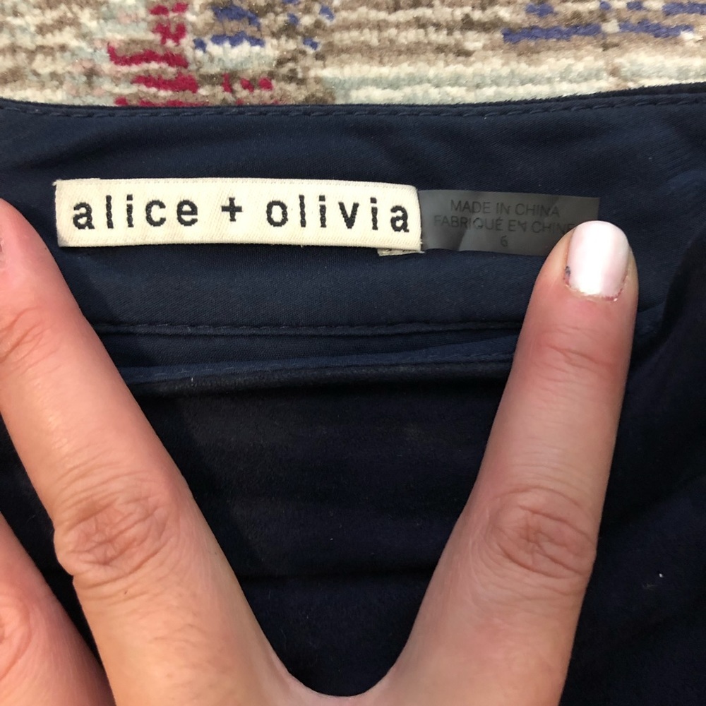 Alive&Olivia Lee suede skirt navy